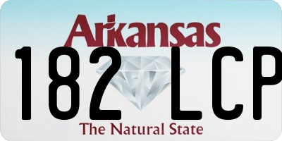 AR license plate 182LCP