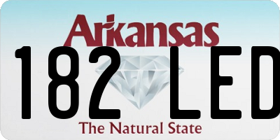 AR license plate 182LED