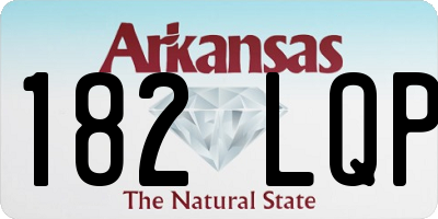 AR license plate 182LQP