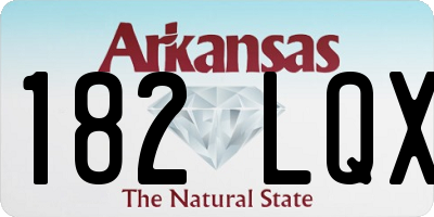 AR license plate 182LQX
