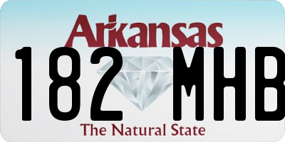 AR license plate 182MHB