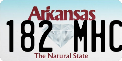AR license plate 182MHC