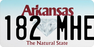 AR license plate 182MHE