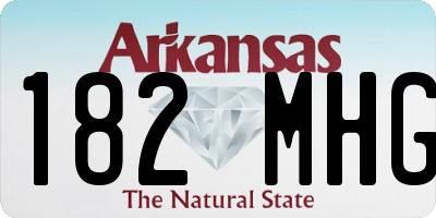 AR license plate 182MHG