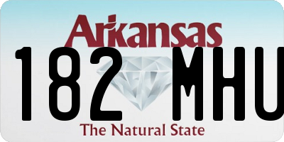 AR license plate 182MHU
