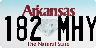 AR license plate 182MHY