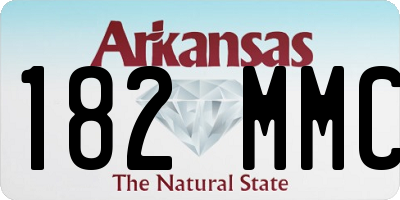 AR license plate 182MMC