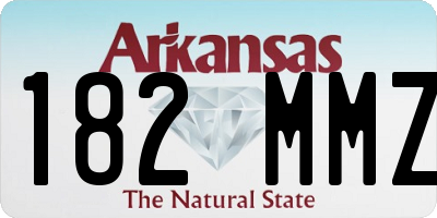 AR license plate 182MMZ