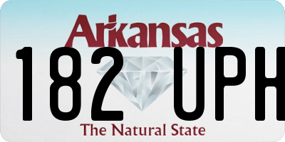 AR license plate 182UPH