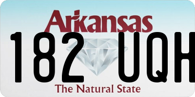AR license plate 182UQH