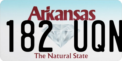 AR license plate 182UQN
