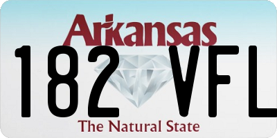 AR license plate 182VFL