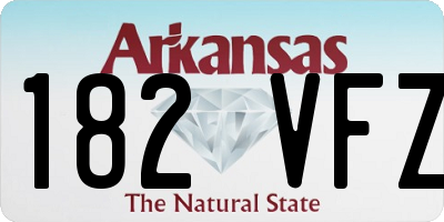 AR license plate 182VFZ
