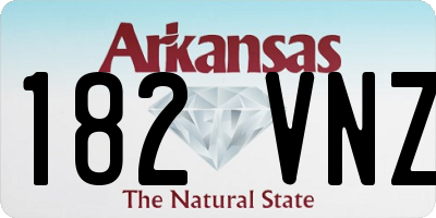 AR license plate 182VNZ
