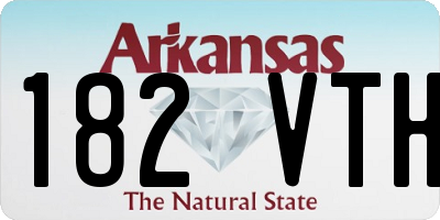 AR license plate 182VTH