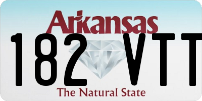 AR license plate 182VTT