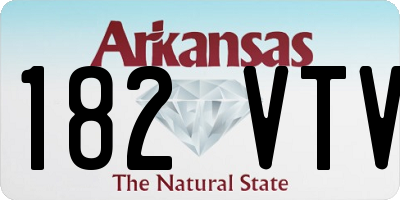 AR license plate 182VTV
