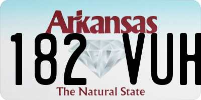 AR license plate 182VUH