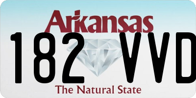 AR license plate 182VVD