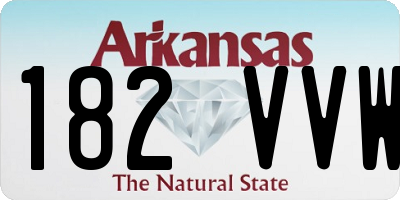 AR license plate 182VVW