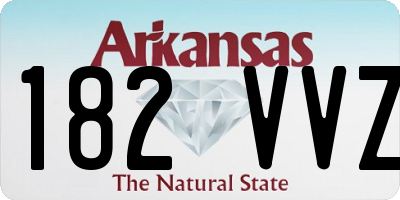 AR license plate 182VVZ