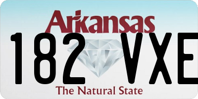AR license plate 182VXE