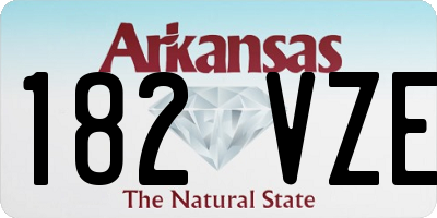 AR license plate 182VZE