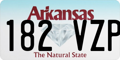 AR license plate 182VZP