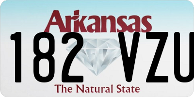 AR license plate 182VZU