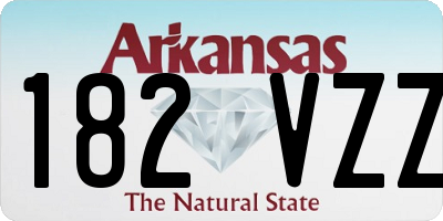 AR license plate 182VZZ