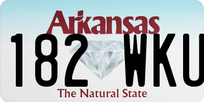 AR license plate 182WKU