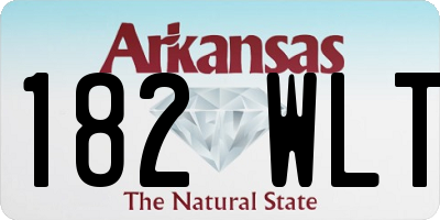 AR license plate 182WLT