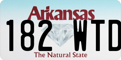 AR license plate 182WTD