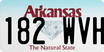 AR license plate 182WVH