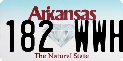 AR license plate 182WWH