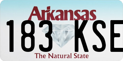 AR license plate 183KSE