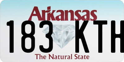 AR license plate 183KTH