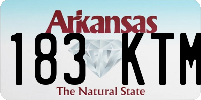 AR license plate 183KTM