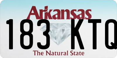 AR license plate 183KTQ