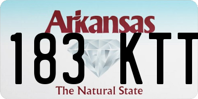 AR license plate 183KTT