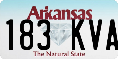 AR license plate 183KVA
