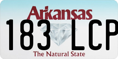 AR license plate 183LCP