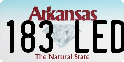 AR license plate 183LED