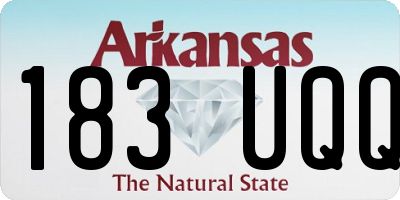 AR license plate 183UQQ