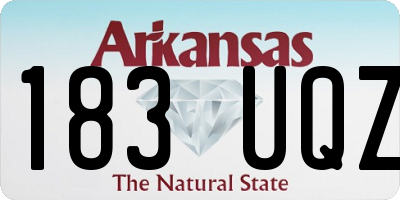 AR license plate 183UQZ