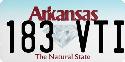 AR license plate 183VTI