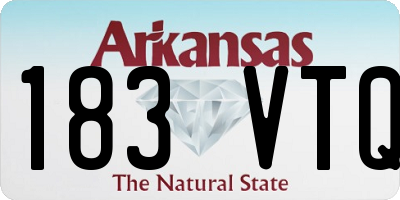 AR license plate 183VTQ