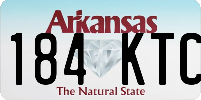 AR license plate 184KTC