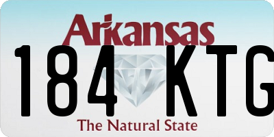 AR license plate 184KTG