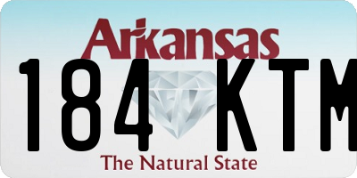 AR license plate 184KTM